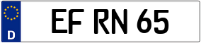 Truck License Plate